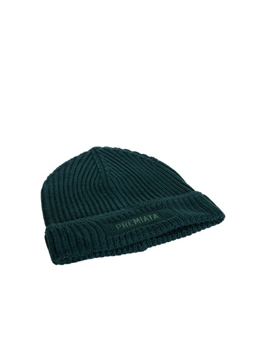 Cappello a costine in lana PREMIATA | BALE22 GREEN
